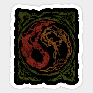 yin yang Sticker